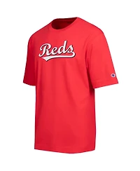 Champion Men's Red Cincinnati Reds All Star Chenille Wordmark T-Shirt
