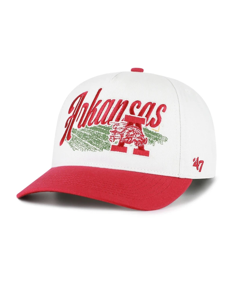 '47 Brand Men's and Women's Natural Arkansas Razorbacks Saturday Capsule Enfield Hitch Adjustable Hat