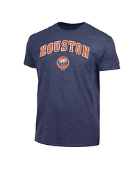 Champion Men's Navy Houston Astros Cooperstown Wordmark Lockup Tri-Blend T-Shirt