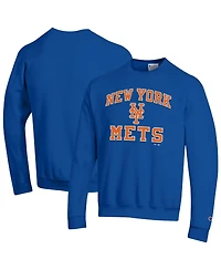 Champion Men's Royal New York Mets Heart Soul Powerblend Sweatshirt