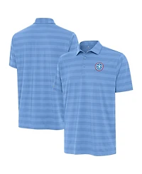 Antigua Men's Light Blue Tennessee Titans Tunnel Polo Shirt