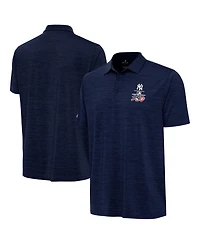 Antigua Men's Heather Navy New York Yankees Celebrating America's 250th Layout Polo Shirt
