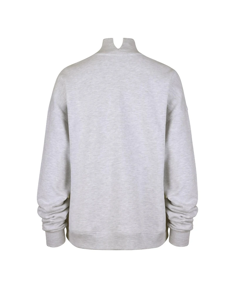 '47 Brand Women's Tampa Bay Buccaneers Subtle Muse Mock Neck Long-Sleeve Screen-Print Sweatshirt