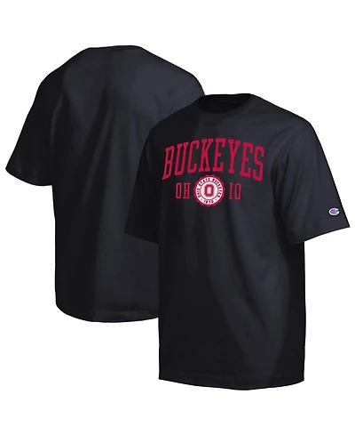Champion Men's Black Ohio State Buckeyes Established Tradition Heavyweight T-Shirt
