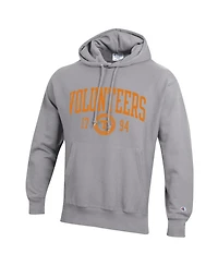 Champion Men's Heather Gray Tennessee Volunteers Established Reverse Weave Hoodie