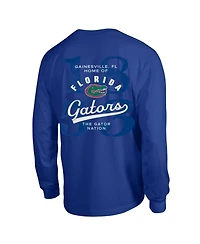 Champion Men's Royal Florida Gators Laminated All-Star Long sleeves T-Shirt