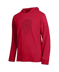 Champion Men's Red Nc State Wolfpack Tonal All-Star Long sleeves Hooded T-Shirt