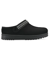 White Mountain Women's Incast Faux Fur-Lined Clogs
