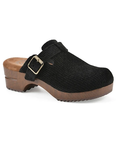 White Mountain Women's Bistros Platform Mule Clogs