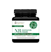 Youtheory Longevity Nr, Nicotinamide Riboside, Vegetarian Capsules, Nad Plus Booster for Health Aging Support
