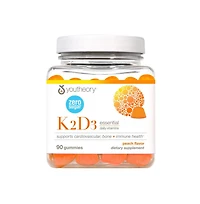 Youtheory K2D3 Immune, Bone and Heart Health Support Combines Vitamin D3 and Vitamin K2 Dairy, Soy and Gluten Free 90 Vegetarian Capsules