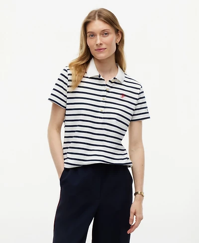Tommy Hilfiger Women's Script Logo Polo T-Shirt