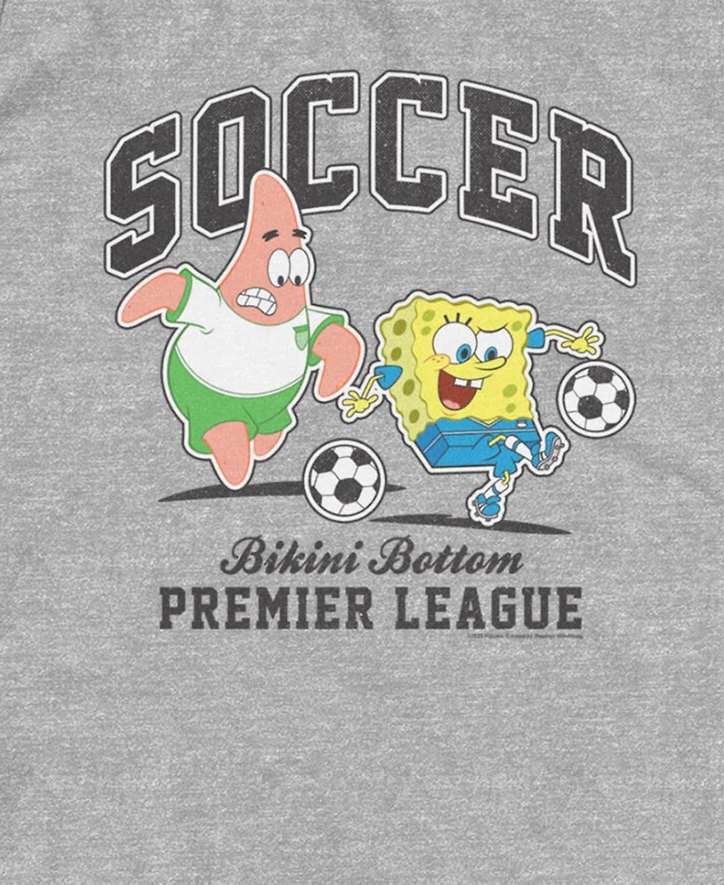 Fifth Sun Men's SpongeBob SquarePants and Patrick Star Soccer Premier League Graphic Tank Top