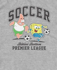 Fifth Sun Men's SpongeBob SquarePants and Patrick Star Soccer Premier League Graphic Tank Top