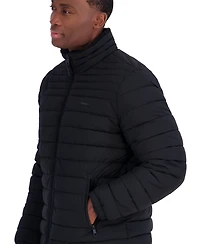 Calvin Klein Men's Stand Collar Sherpa Mid Puffer Jacket