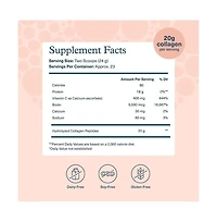 Youtheory Collagen Powder Premium Collagen Supplement with Vitamin C and Biotin For Healthy Hair, Skin, Nails and Joints Vanilla 20 Ounce