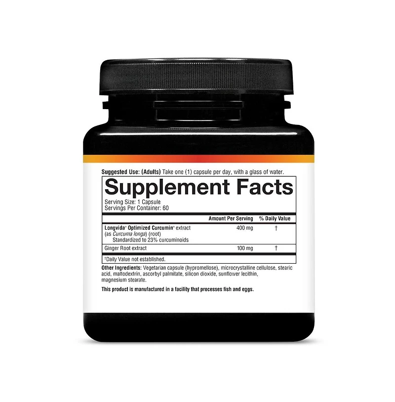 Youtheory Total Body Turmeric, Vegetarian Capsules, 60 Count, Supports Healthy Inflamation Response and Cognition