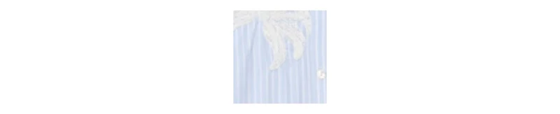 Mint Velvet Women's Long-Sleeve Stripe Embroidered Shirt