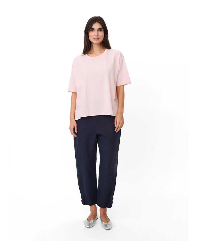 Masai Copenhagen Women's Madoreann Relaxed Soft-Cotton T-Shirt