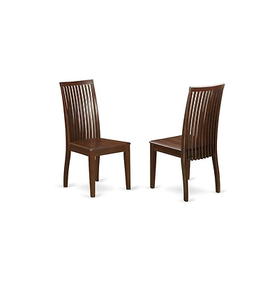 East West Furniture Dining Room Set Mahogany