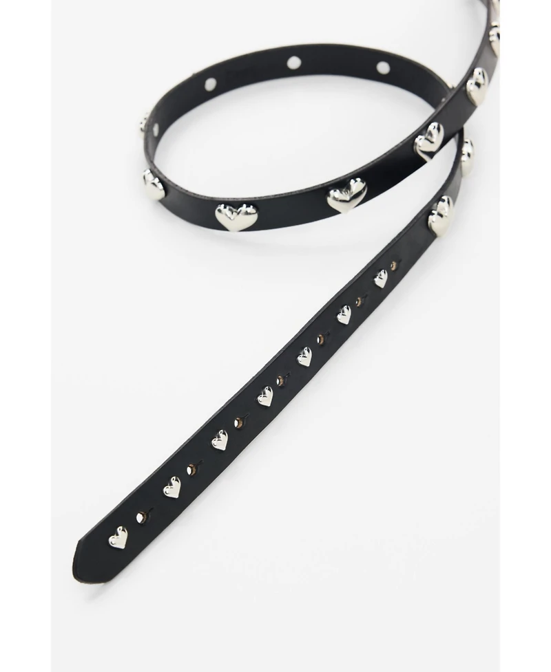 Desigual Women's Belt Leather Logo Buckle
