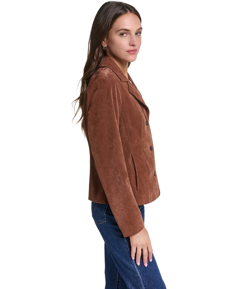 Levi's Women's Fitted Faux Suede Blazer