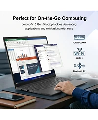 Lenovo 15.6" Fhd Business Laptop,Intel Core i3, 8GB DDR5 Ram, 1TB Ssd, Intel Uhd Graphics, Wi-Fi 6, Windows 11 Pro, Fingerprint Reader