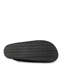 Dearfoams Women's Falan Genuine Suede Scuff Slippers