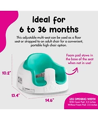 Bumbo Baby Toddler Adjustable 3-in-1 Booster Seat/High Chair and Tray