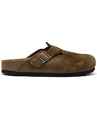Birkenstock Women's Boston Suede Leather Casual Clogs from Finish Line