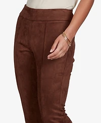 Ruby Rd. Petite Pull-On Suede Stretch Pants