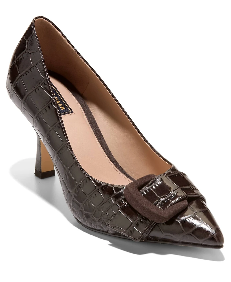 Cole Haan Women's Fidela Buckle Pointed Toe Pumps