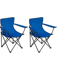 Mountaintop Automatic Chair Umbrella 2 Pack, 44" Upf 50+ Clamp On Beach Chair Umbrella, Adjustable Portable Outdoor Parasol