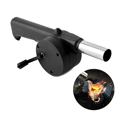 Mountaintop Bbq Fan Air Blower Fast Fire Starter Portable Mini Manual Hand Crank for Outdoor Picnic Camping Cooking Barbecue Charcoal Grills