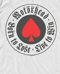 Fifth Sun Men's Motorhead Born to Lose Live Win Ace of Spades Graphic Tank Top