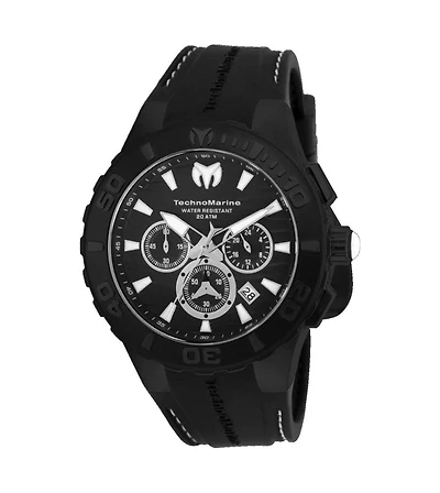 TechnoMarine Cruise Tm-115081 Men's 44mm Quartz Chronograph Watch - Silicone Strap