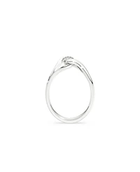 Swarovski Sterling Silver-Plated White Crystals Ring
