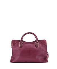 Pre-Owned Balenciaga Medium City Classic Metallic Edge Bag Leather