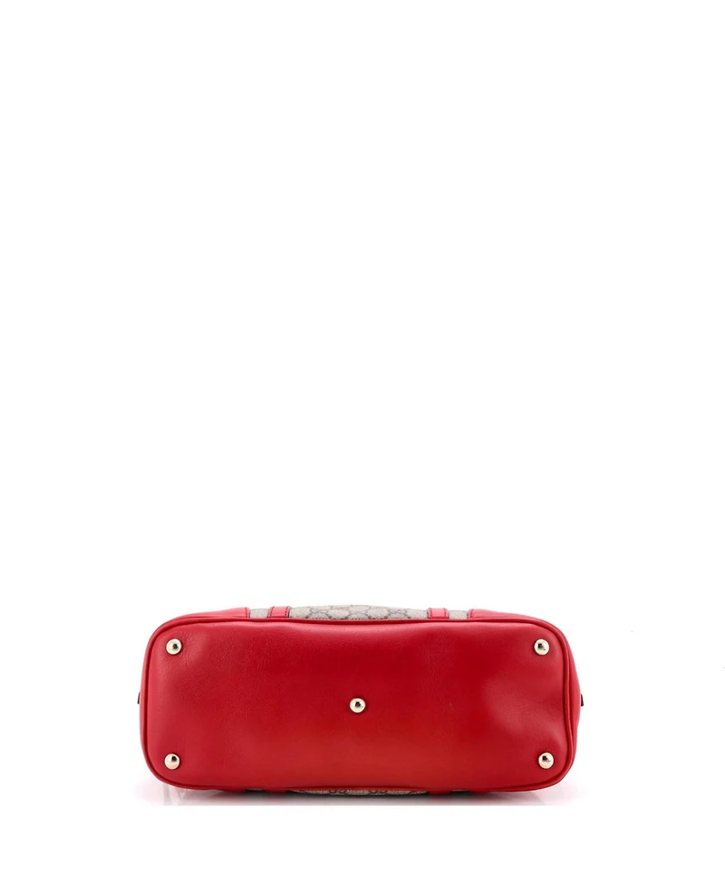Pre-Owned Gucci Small Nice Top Handle Bag Gg Coated Canvas