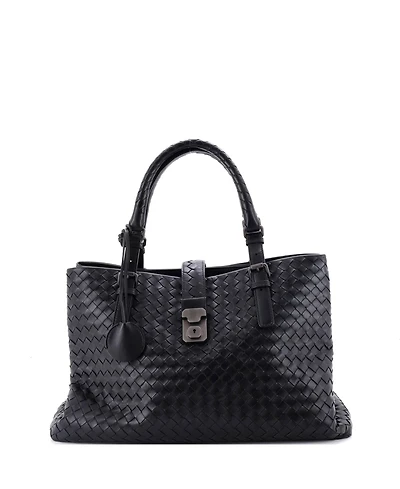 Pre-Owned Bottega Veneta Medium Roma Bag Intrecciato Nappa