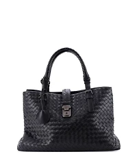 Pre-Owned Bottega Veneta Medium Roma Bag Intrecciato Nappa
