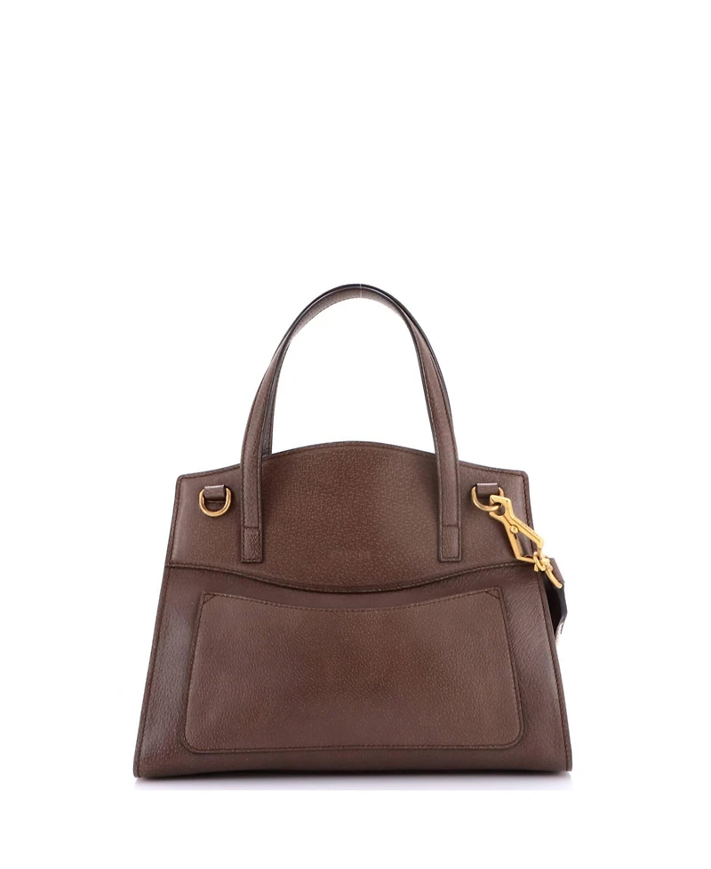 Pre-Owned Gucci Medium Totem Top Handle Bag Leather