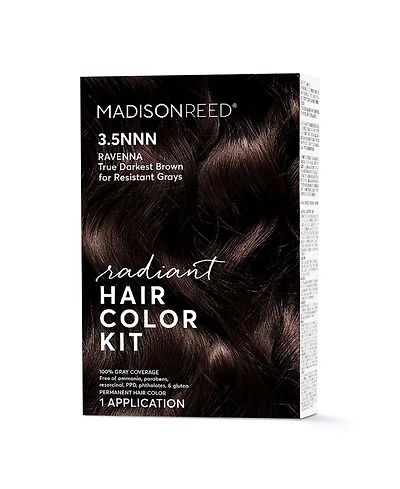 Madison Reed 8-Piece Ravenna True Darkest Brown Radiant Hair Color Kit