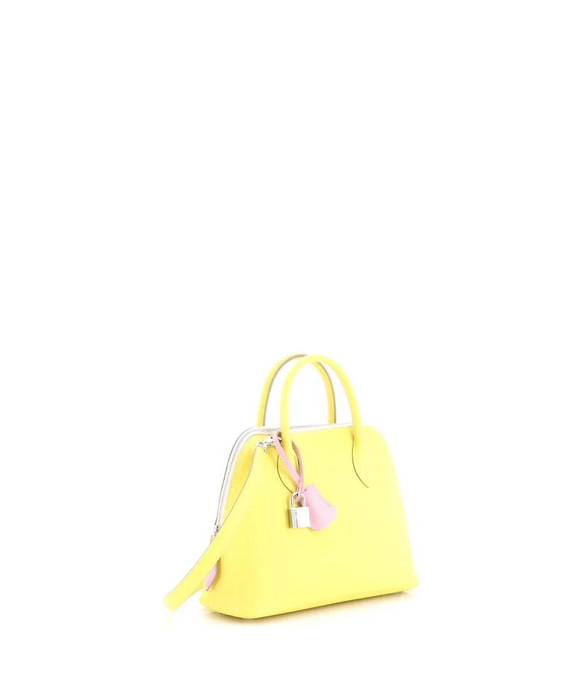 Pre-Owned Hermes 25 Bolide 1923 Bag Tricolor Epsom