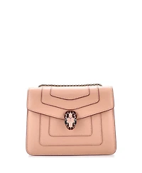 Pre-Owned Bvlgari Small Serpenti Forever Square Shoulder Bag Leather