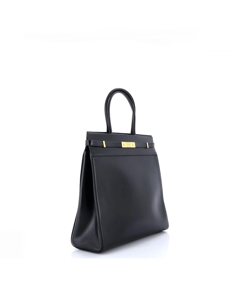 Pre-Owned Saint Laurent North South Manhattan Tote Leather