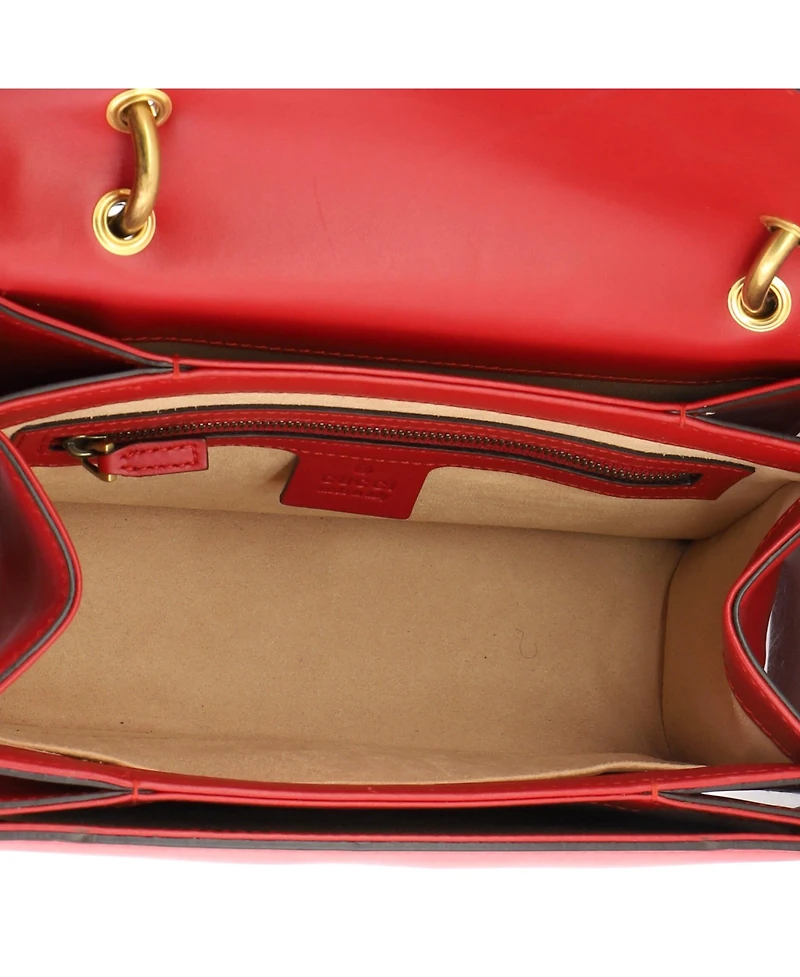 Pre-Owned Gucci Small Queen Margaret Top Handle Bag Leather