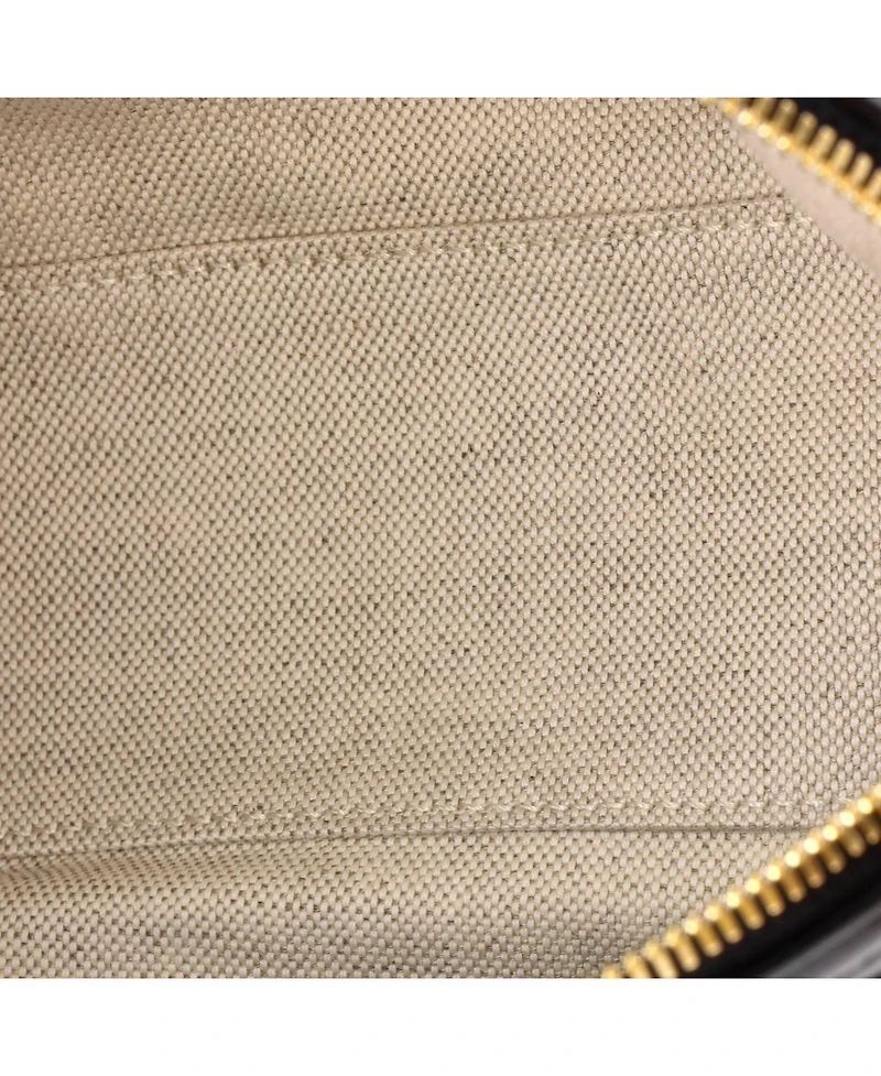Pre-Owned Gucci Small Dome Chain Zip Shoulder Bag Gg Matelasse Leather