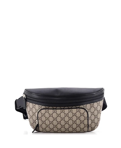 Pre-Owned Gucci Large Belt Bag Gg Coated Canvas with Leather