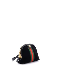 Pre-Owned Gucci Small Ophidia Dome Shoulder Bag Suede